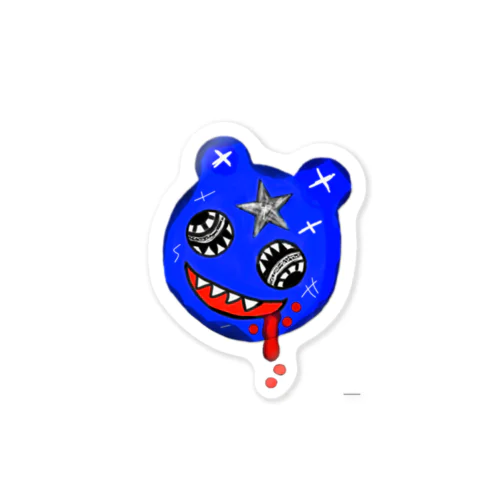 Blue bear🧸 Sticker