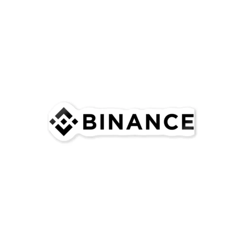 BINANCE-バイナンス- 黒ロゴ ステッカー