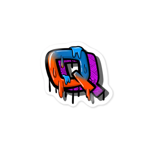 Drip Q Sticker