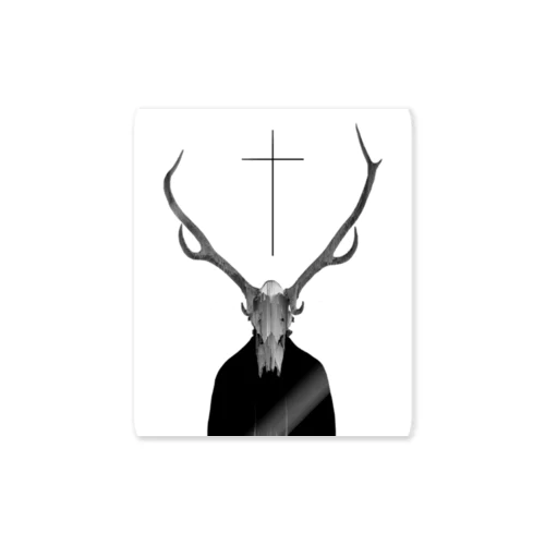 Bone&Cross Sticker