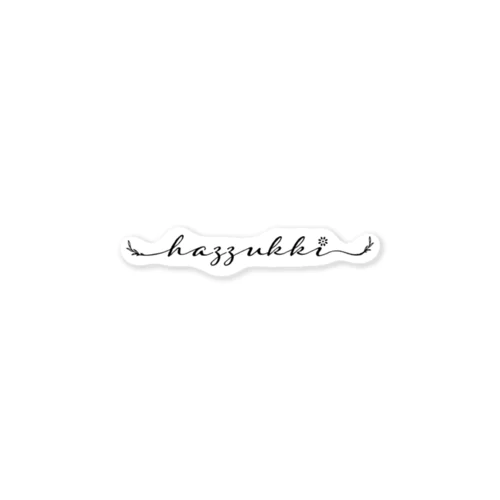 Twitterロゴ　hazzukki黒 Sticker