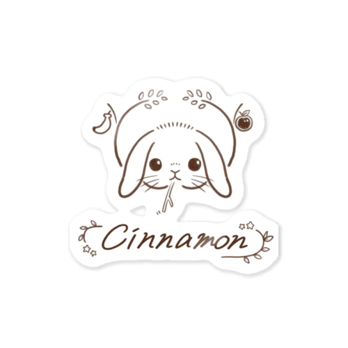 もんちゃんロゴ Sticker