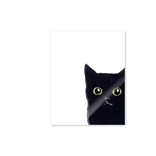 窓の黒猫 Sticker