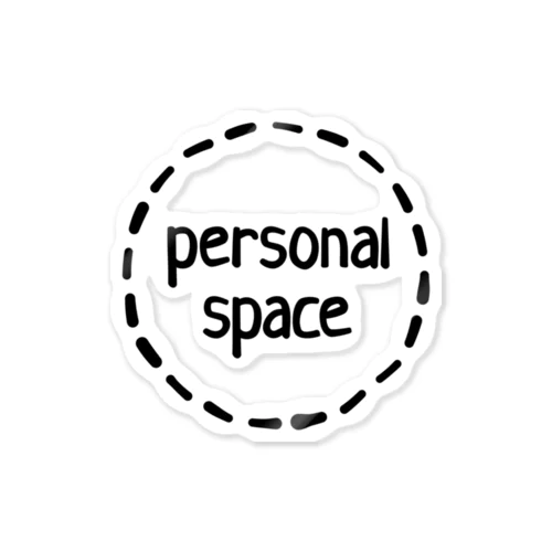 Personal Space Sticker