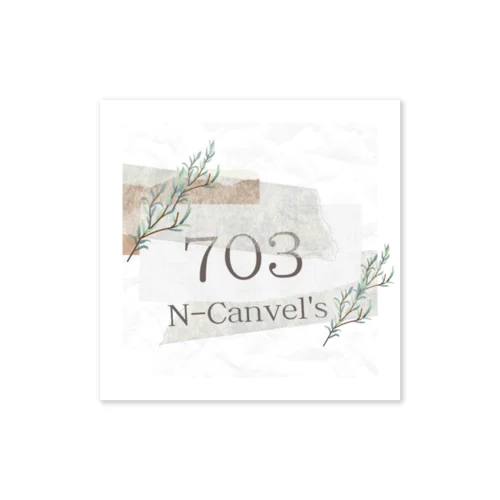 N-Canvel's　Natural ステッカー