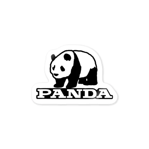 PANDAパンダ エンブレム ステッカー