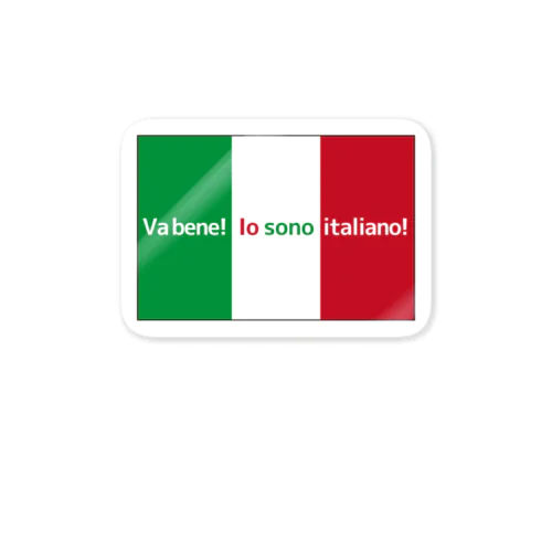 ITALIAN ステッカー