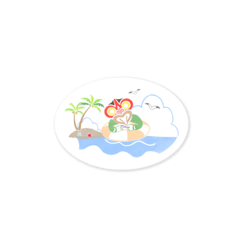 tiki《summer》 Sticker