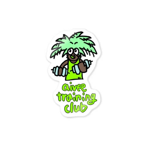 aivee training club/パームツリー Sticker