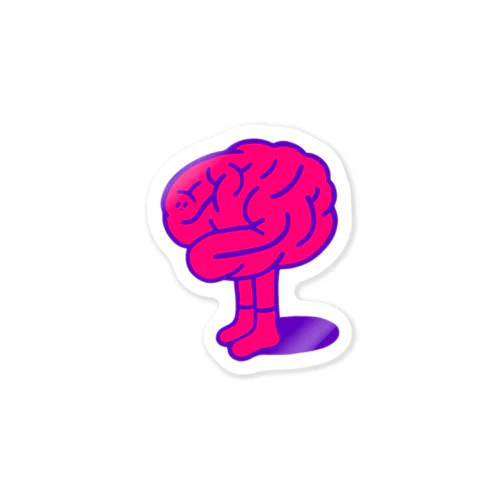 脳くんクレイジー Sticker