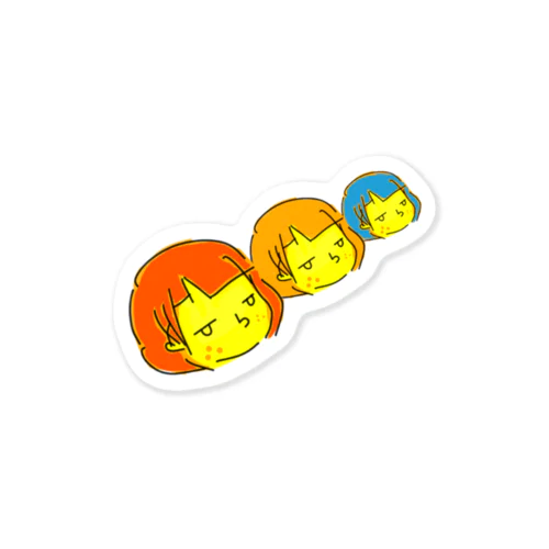 boring girls Sticker