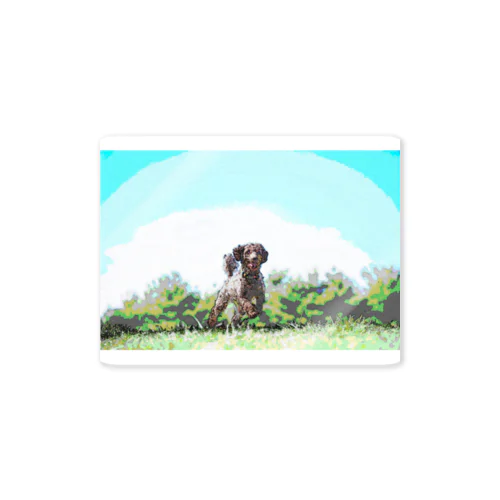 草原の犬 Sticker