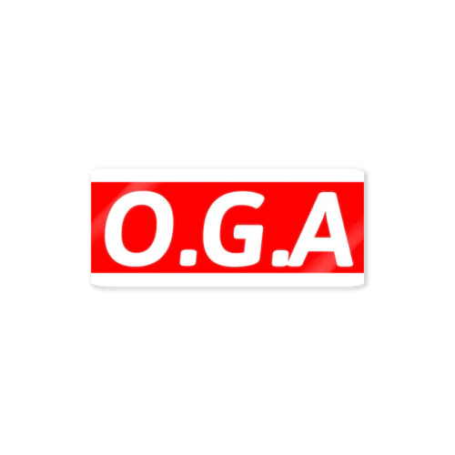 OGA ステッカー Sticker