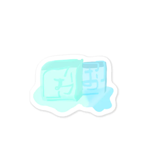 こおり（ⅹ2） Sticker