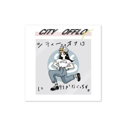 ＣＩＴＹ　ＯＦFLＯ Sticker