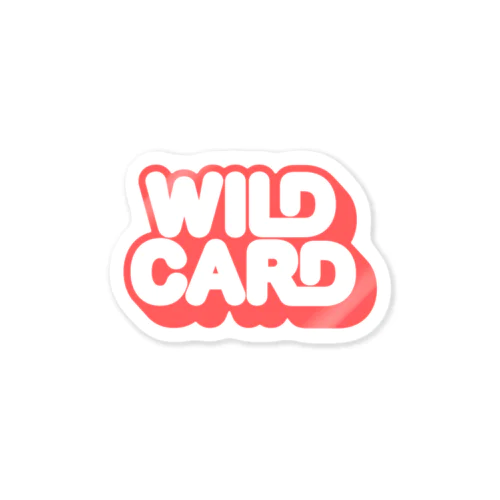 WILD CARD NOODLE STICKER Sticker