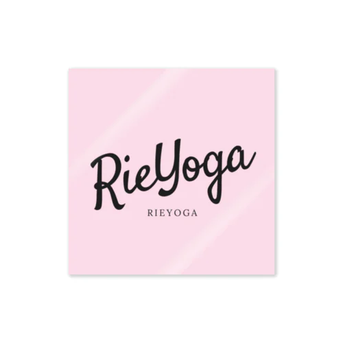 RIEYOGA PINK ステッカー