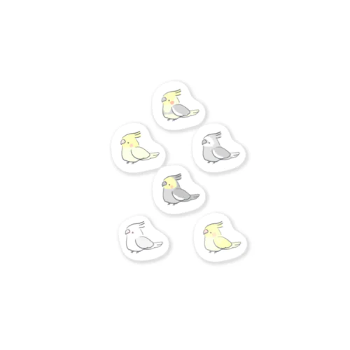 オカメインコさんズ Sticker
