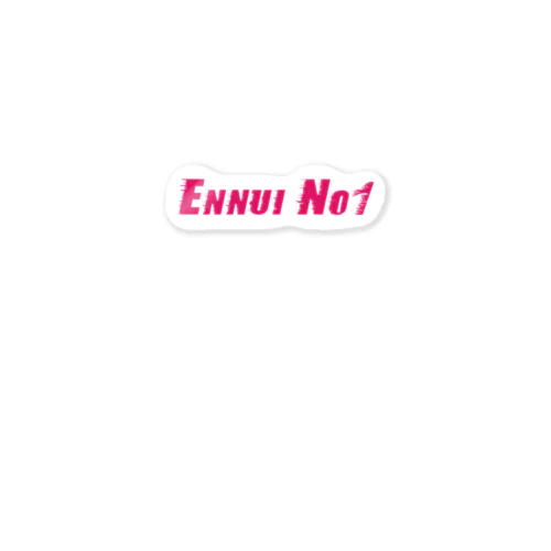 Ennui No1赤 Sticker