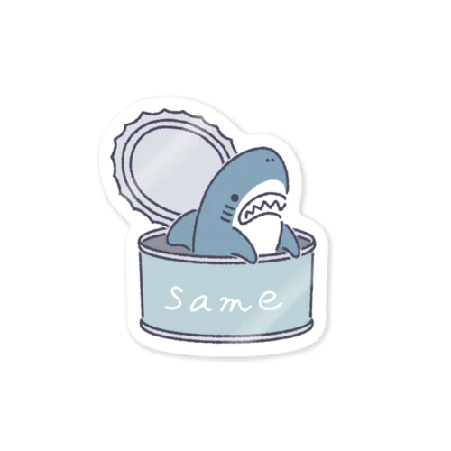 サメの缶詰 Sticker