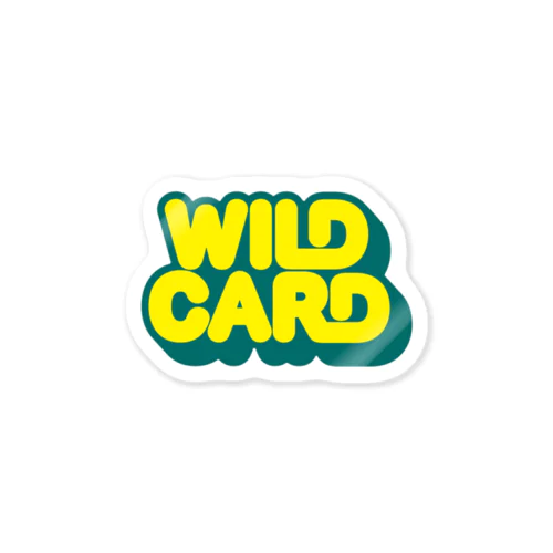 WILD CARD CAMP Sticker