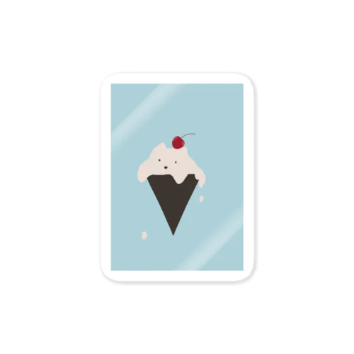 アイスクリーム猫。 Sticker