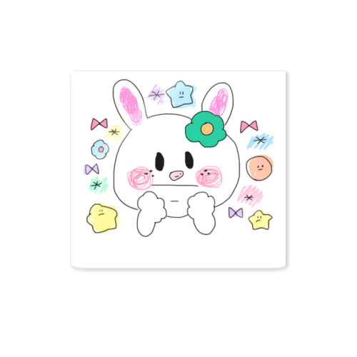 クールなうさぽ Sticker