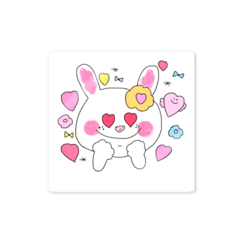 ラブリーうさぽ。 Sticker