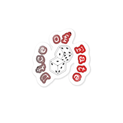 Dice Of Fate Sticker