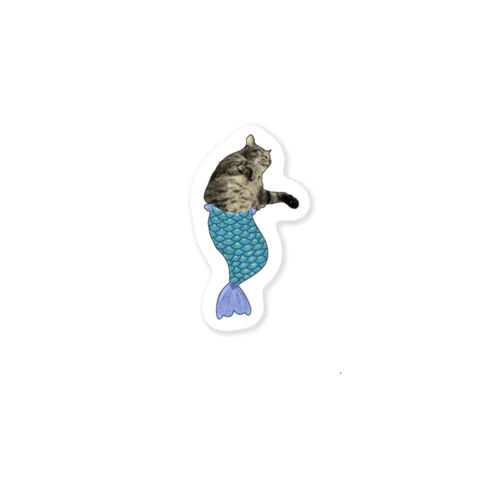 はなげちゃん人魚 Sticker