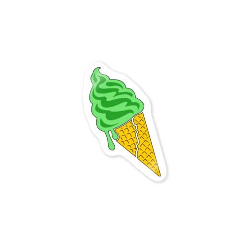 softcream抹茶 Sticker