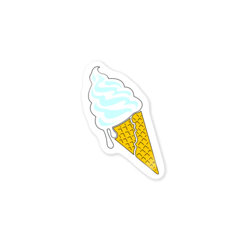 softcreamバニラ Sticker