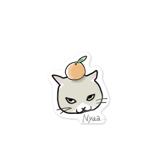 みかんねこ Sticker