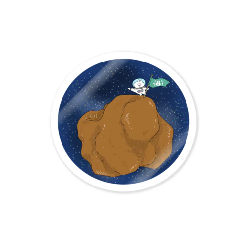 惑星カラアゲ Sticker
