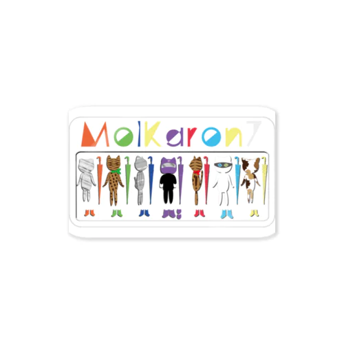 MolKaron７　ロボの出荷 Sticker