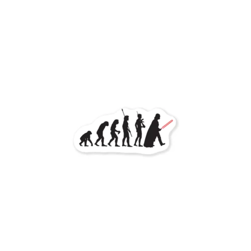 人類進化スター●ォーズ Sticker