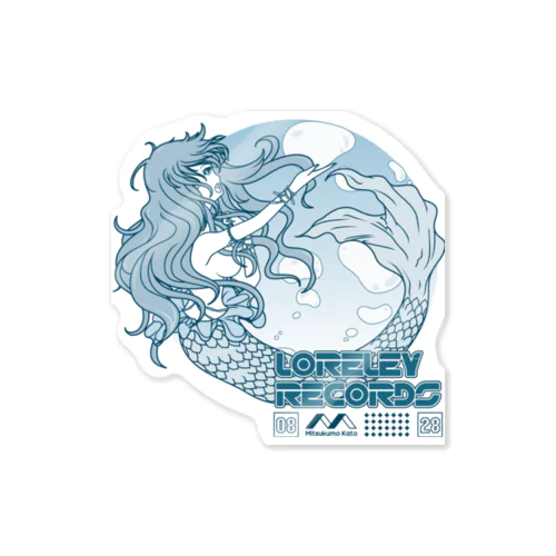 Loreley records ステッカー