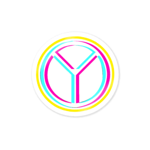 CM「Y」K Sticker