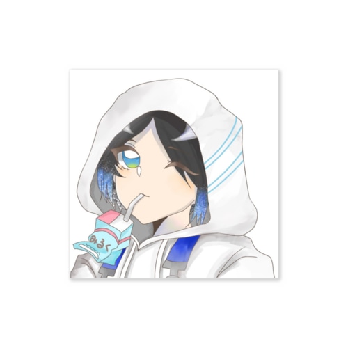 ハニマシュ:みるくステッカー Sticker