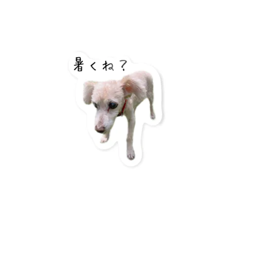 暑くね？Tシャツ Sticker