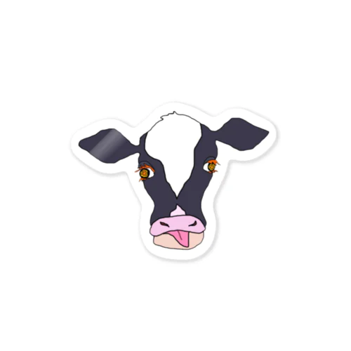 おしゃれ 牛さん🐄 ステッカー