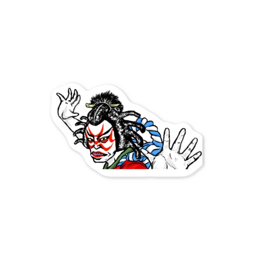 歌舞伎役者 Sticker