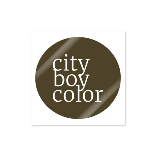 CITY BOY COLOR ステッカー