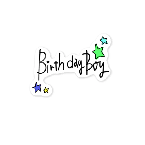 Birth day Boy ⭐️ ステッカー