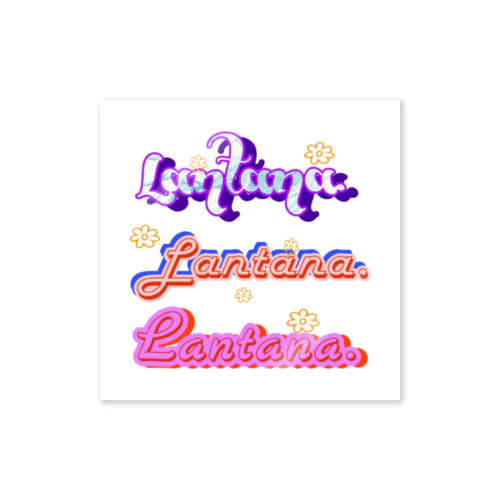 lantanaロゴ Sticker
