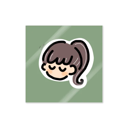 ぽにーてーるのおんなのこ Sticker