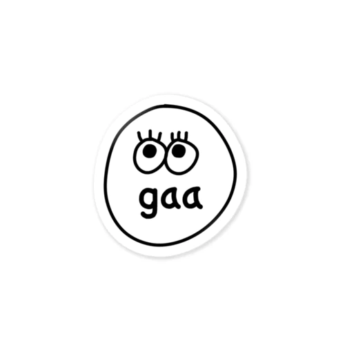 Gaa ロゴ Sticker