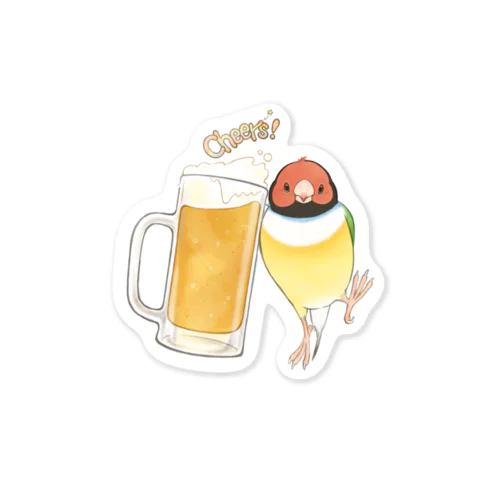 乾杯！ ステッカー