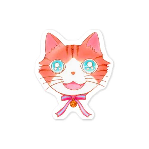 Blueeyes Cat Sticker