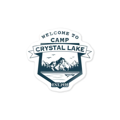 CAMP CRYSTAL LAKE Sticker